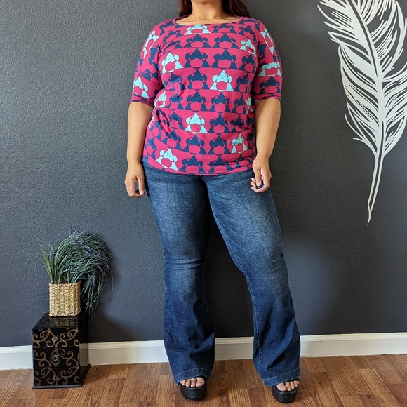 LuLaRoe Minnie Mouse Top - Picture 4 of 6